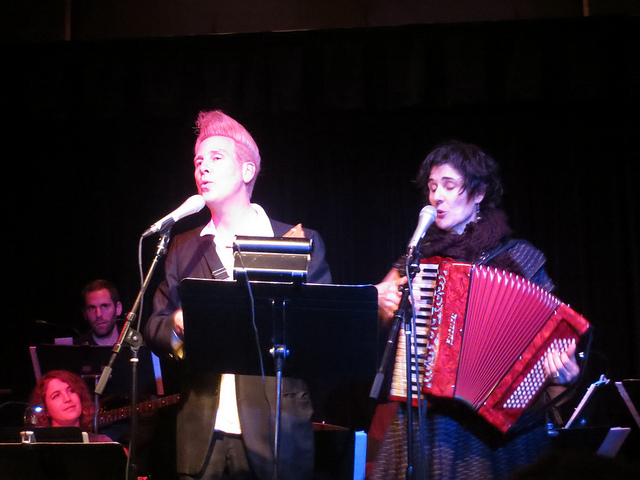 Miles & Karina performing in the January show.